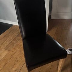 6 dining chairs leather with covers also