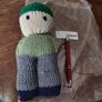 larger hand knitted dolls Image 2