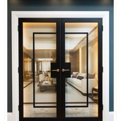 Brand New Barcelona Black Internal Doors (Pair)