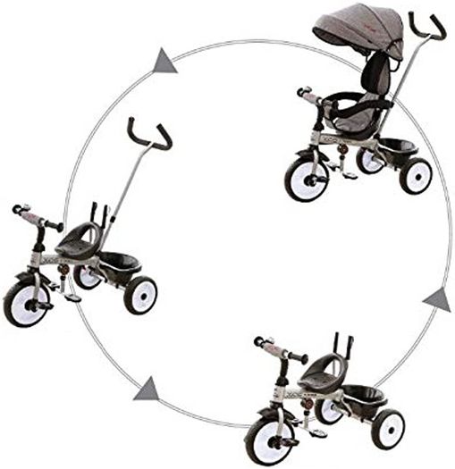 Easy Steer Pedal Tricycle Buggy Stroller with Oxford Cloth (FREE POSTAGE)