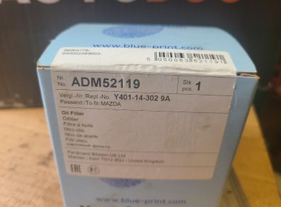 Blue Print ADM52119 Oil Filter Ford Mondeo