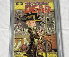 CGC graded The Walking Dead #103 comic book featuring a variant cover by Chris Giarrusso CGC 9.8