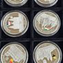 Germany 2013 Silver Plated Proof Coin Medal Set German States in Nice Presentation Holder Image 3