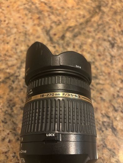 Tamron 18 - 270mm F/3.5-6.3 zoom lens for Nikon