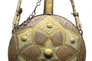 Antique powder flask