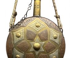 Antique powder flask