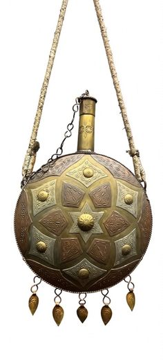 Antique powder flask
