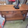 Book case, tv unit and hall table plus mirror Image 2