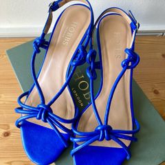 Hobbs blue Billie leather sandals, uk 7/eu 40
