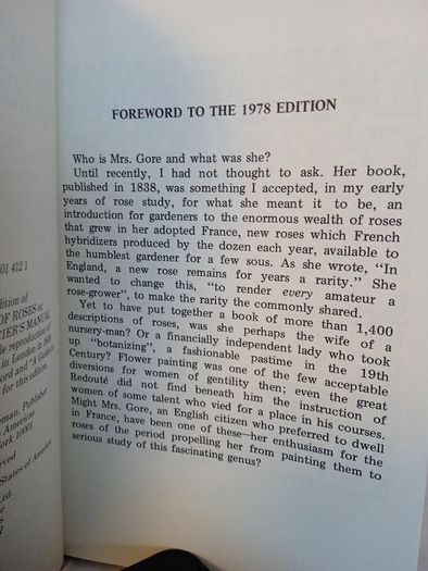 The Book of Roses or, The Rose Francier's Manual by Catherine Frances Gore (HQ270)