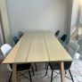 Dining table & six chairs Image 3