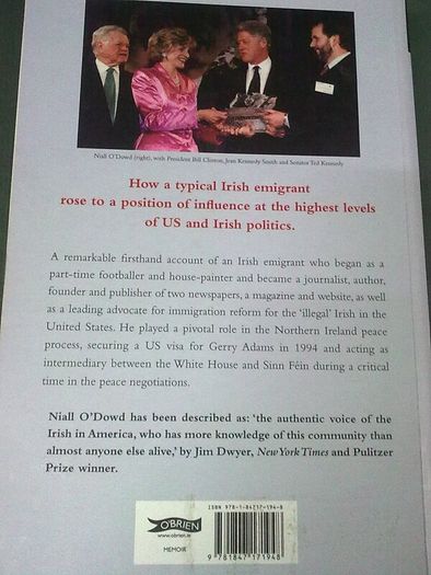 An Irish Voice by Niall O' Dowd Ireland Signed