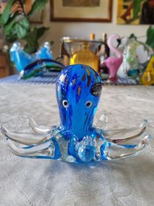 Murano glass octopus