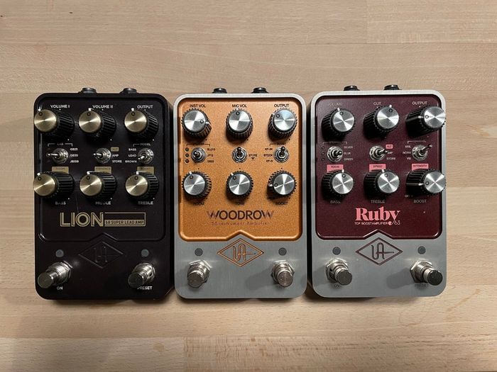 Universal Audio Amp in a Box Pedals
