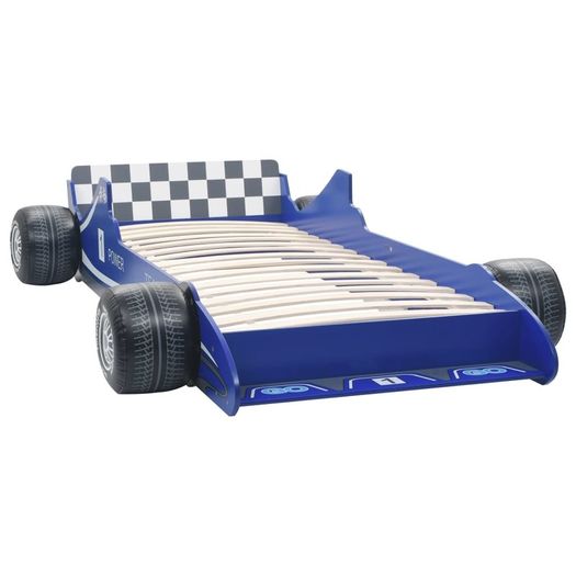Childrens Race Car Bed 90x200 cm Blue