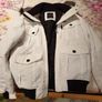 pull and bear white small jacket Image 2