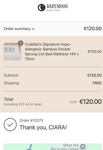 Brand New Cot Bed Mattress