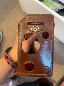 Rolleiflex leather case