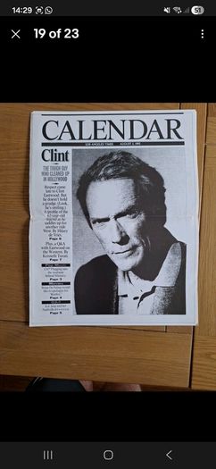 Unforgiven Press Kit Clint Eastwood
