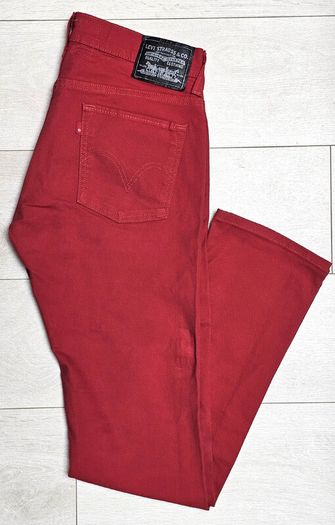 Levi Strauss & Co 511 Jeans Vintage Red Size: W33 L32
