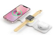 ZUJO 3 in 1 Folding Wireless Magnetic Charger with Floating Stand
