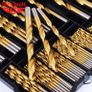 10mm Mix Size Titanium Coated HSS Twist Drill Bits Storage Box Set for Wood Plastic Copper Brass Compatible with Bosch Dewalt Makita Milwaukee and Many Others (FREE POSTAGE) Image 4