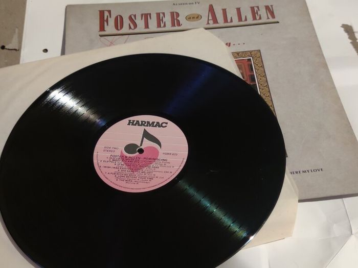 Foster and Allen Reminiscing Autographed 12" Vinyl