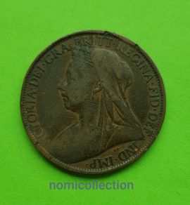 United Kingdom 1900 year Bronze Penny.