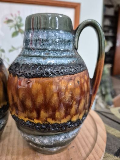 West german pair of jugs