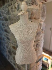 Lace Dressmaker Mannequin Bust Model New with Tags