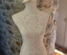 Lace Dressmaker Mannequin Bust Model New with Tags