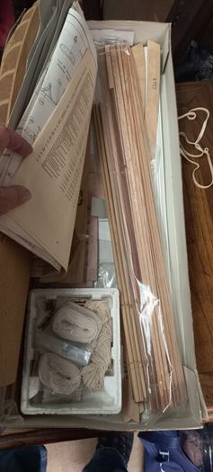 Antique Harvey 1847 Baltimore Clipper Model ship kit