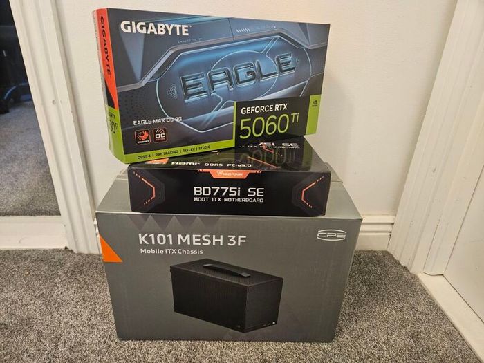 miniITX - AMD Ryzen 7, 32GB ddr5, Nvidia RTX 5060ti, 1tb nvme ssd, 1440p- gaming pc