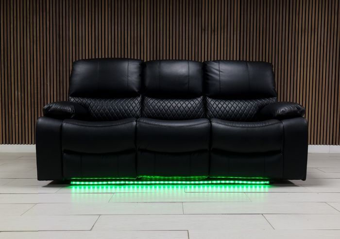 3 Seater Rita Plus Electric Leather Recliner Sofa