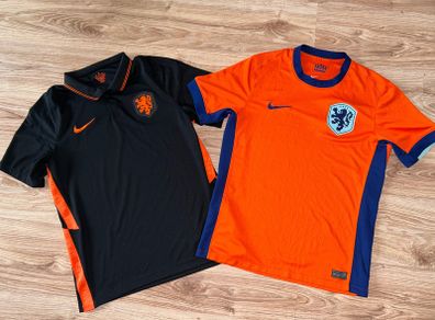 Double sale! TWO Netherlands Holland football jersey shirts Medium