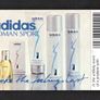 1998 Ireland 20 unit Adidas body sprays for both men and women (Schlumberger SC7) Call Card Used Image 2