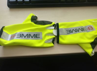 Bemme Cycling gloves - yellow / fluo