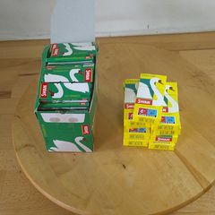 Swan Green Corner Cut Regular Rolling Papers (Box of 97) + 9x Swan Extra Slim Filters