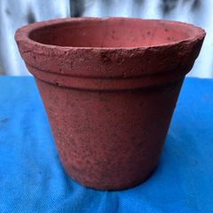 Vintage terracotta flower pot