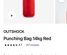 Box punching bag and gloves