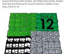 plastic shed base (12 pieces, 50cm x50cm x4cm)