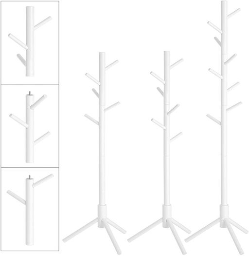 Free-standing Coat Stand Solid Wood - Free Delivery Nationwide