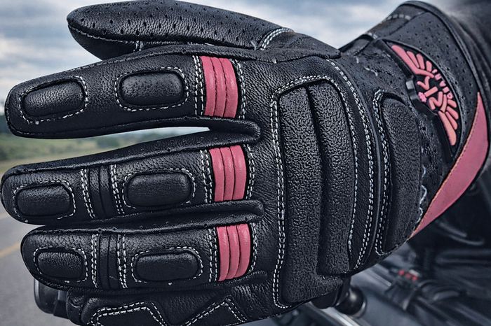 Women's Premium Genuine Leather Motorcycle Gloves Breathable Touring, Racing & Street Bike Gloves