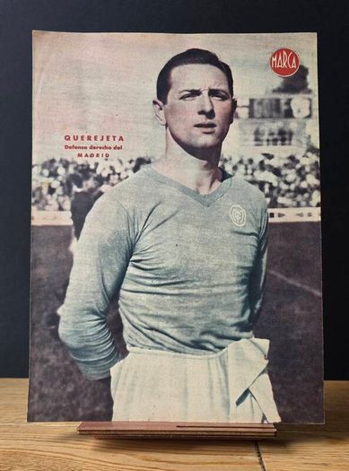 12 Original Real Madrid MARCA Player Posters  1945 Vintage Football