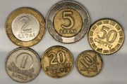 Lithuania 1997-2002 Pre Euro Coin Set