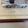 Mercedes 300 SLR Signed by Stirling Moss COA 1/18 Rare Image 4