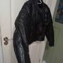 Leather Biker Jacket - Vintage Apache Image 4