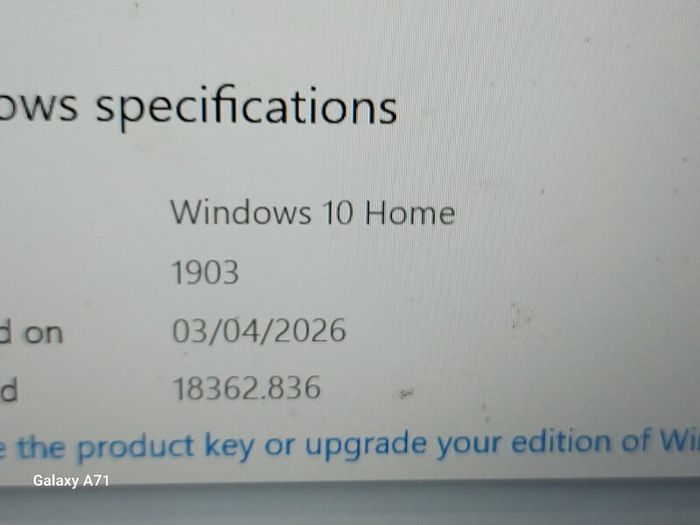 HP Pavillion 14 inch Laptop Model 14-a1092no, Intel Pentium CPU 4405U, 2.1GHz 4GB Ram, 150GB HDD, Windows 10, Microsoft Edge, Chrome,