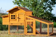 Chicken Coop Hen House Poultry Ark Home Nest Run Coup With Integra...