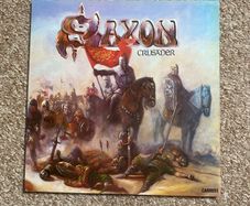 Saxon "Crusader" vinyl